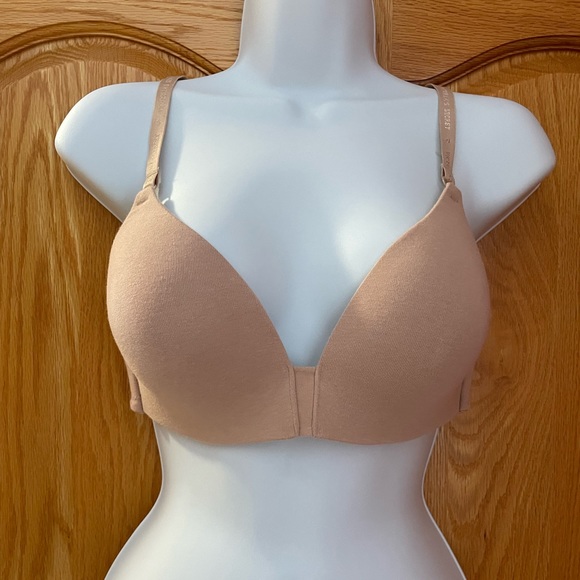 VICTORIA’S SECRET Cotton/Elastane No-Wire Bra,Beige,Size 36 C, Excellent… - Picture 3 of 16